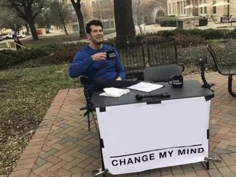 Change My Mind meme about Kanpai Foods