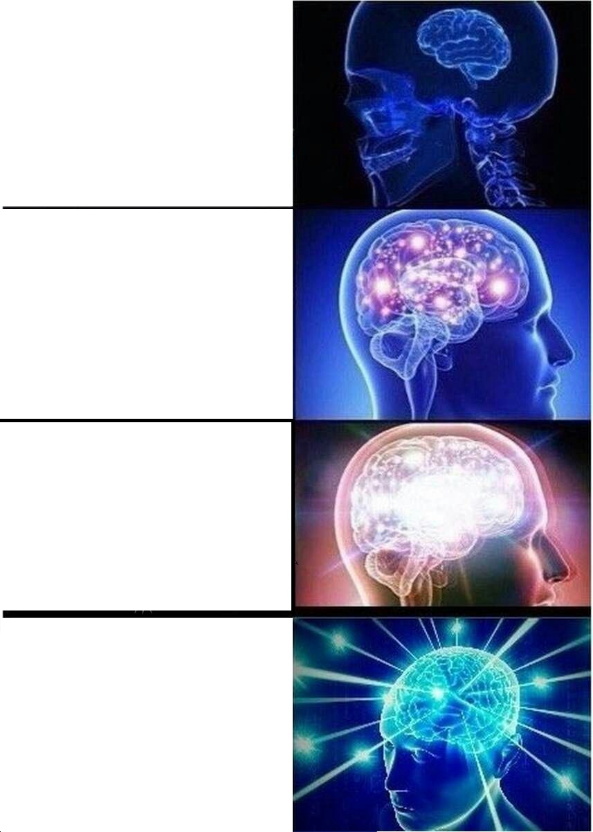 Expanding Brain meme about Kanpai Foods