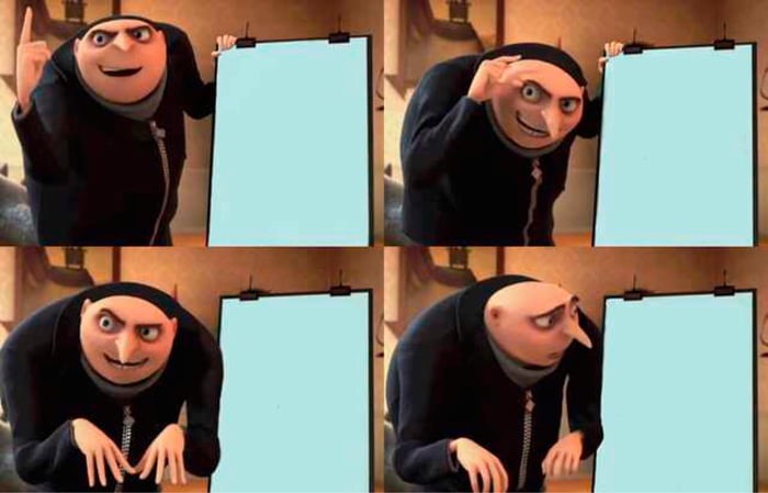 Gru's Plan meme about Kanpai Foods